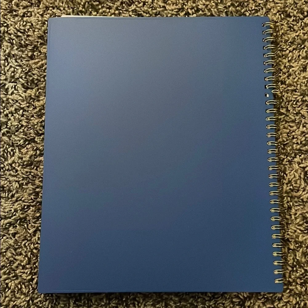 Blue Sky Multicolor Striped Planner